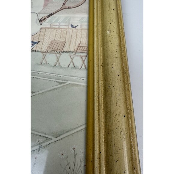 Vtg Turner Wall Accessory Little Ivy Sports Picture Wall Art‎ 1960s Made in USA - Picture 6 of 8